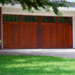 wood garage door cost